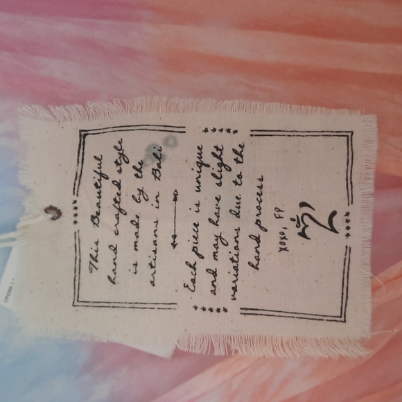 *sold*NWT Free People Unicorn Tie Dye Maxi Kimono Dress - Picture 8 of 9